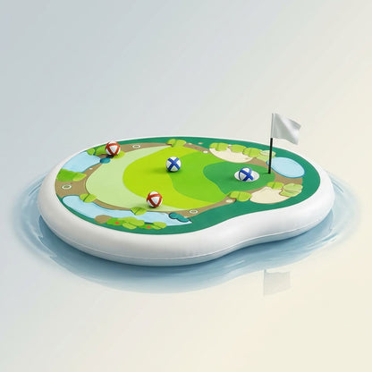Inflatable Pool Golf Game for Water Fun