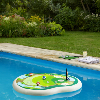 Inflatable Pool Golf Game for Water Fun
