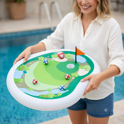 Inflatable Pool Golf Game for Water Fun